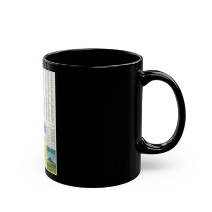 France - A Traveller's Map 2 (1971) (Map) Black Coffee Mug-Go Mug Yourself