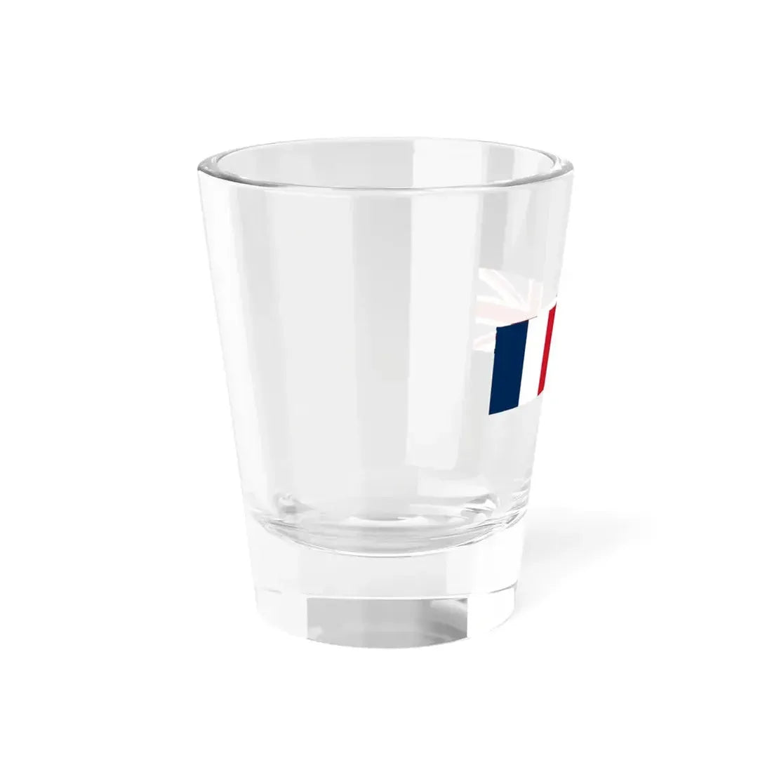 France and United Kingdom flags (France) Shot Glass 1.5oz - Go Mug Yourself