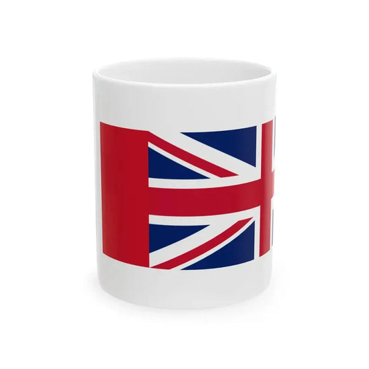 France and United Kingdom flags (France) White Coffee Mug 11oz - Go Mug Yourself