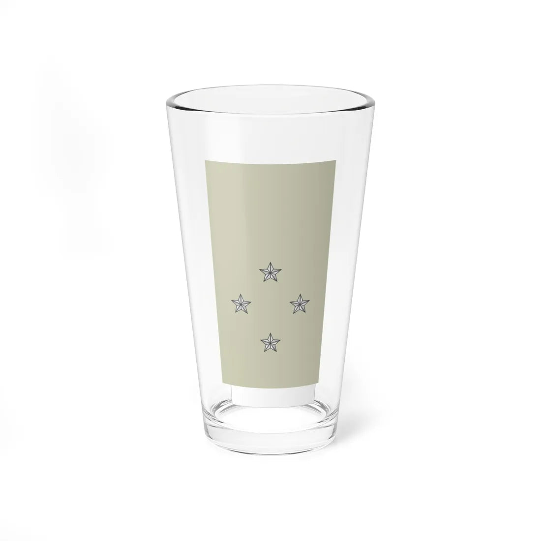 France Army OF 8 Sleeve (Military Rank) Pint Glass 16oz 16oz - Go Mug Yourself