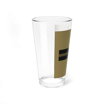 France Army OR 9a LowVis (Military Rank) Pint Glass 16oz - Go Mug Yourself