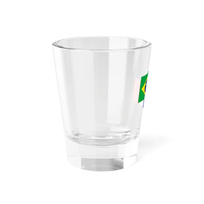 France-Brazil Flag (Brazil) Shot Glass 1.5oz - Go Mug Yourself