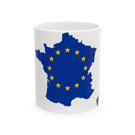 France EU (France) White Coffee Mug 11oz - Go Mug Yourself