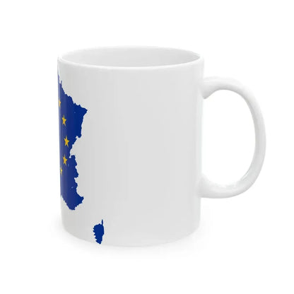France EU (France) White Coffee Mug - Go Mug Yourself