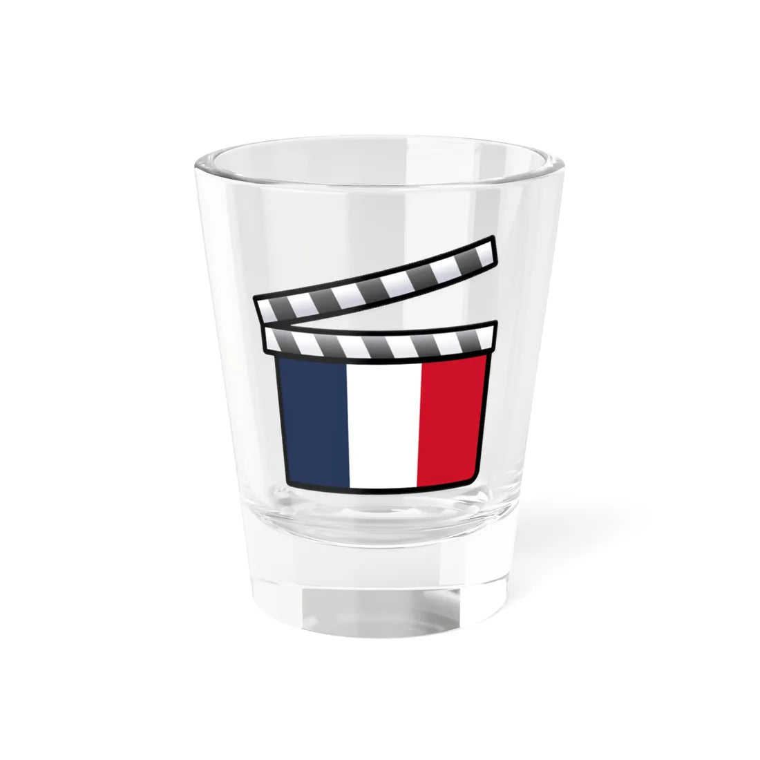 France film clapperboard (France) Shot Glass 1.5oz 1.5oz - Go Mug Yourself