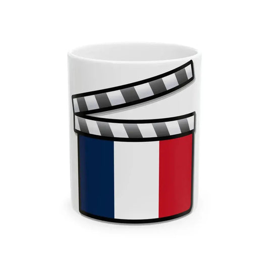 France film clapperboard (France) White Coffee Mug 11oz - Go Mug Yourself