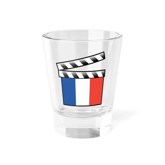 France film clapperboard variant (France) Shot Glass 1.5oz 1.5oz - Go Mug Yourself