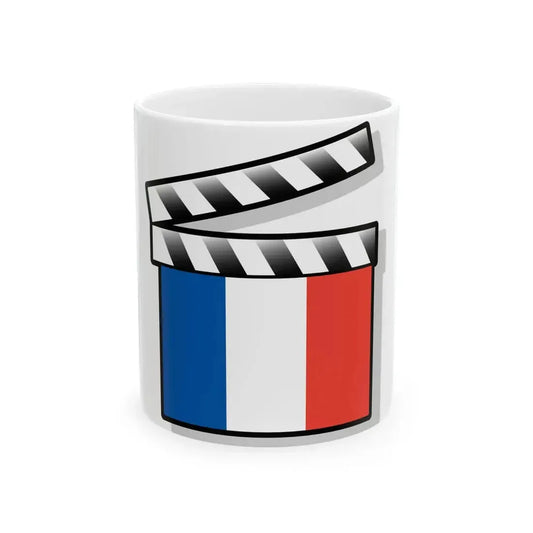 France film clapperboard variant (France) White Coffee Mug 11oz - Go Mug Yourself