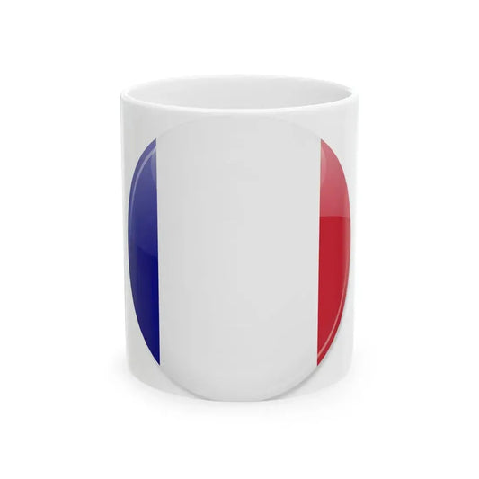 France flag icon (France) White Coffee Mug 11oz - Go Mug Yourself