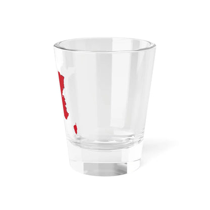 France-Flagmap (France) Shot Glass 1.5oz - Go Mug Yourself