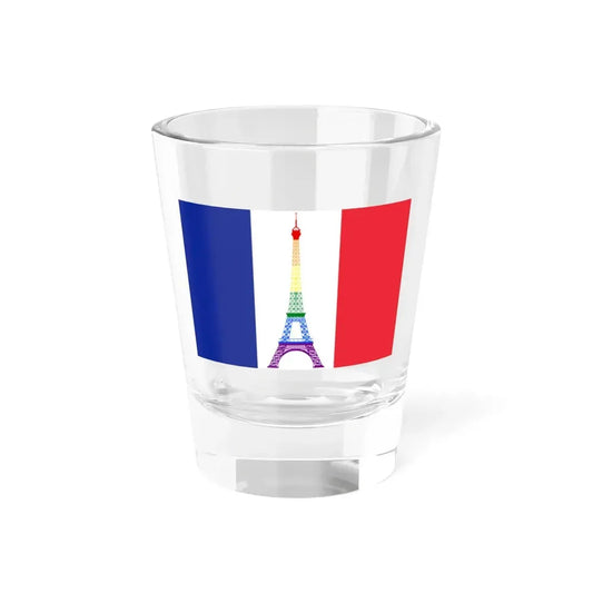 France Gay flag (France) Shot Glass 1.5oz 1.5oz - Go Mug Yourself