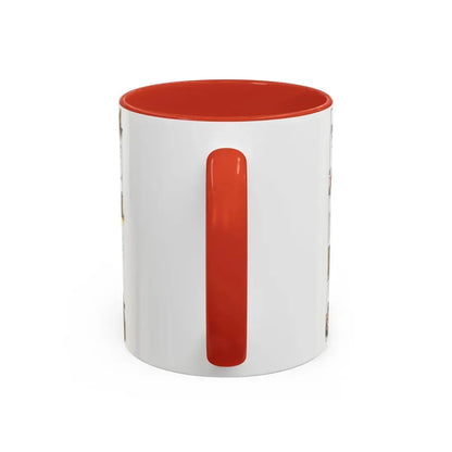 France- - Historical Evolution of a Nation (1989) (Map) Accent Coffee Mug - Go Mug Yourself