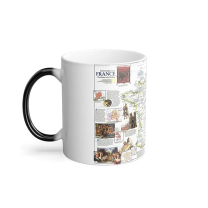 France- - Historical Evolution of a Nation (1989) (Map) Color Changing Mug 11oz-Go Mug Yourself