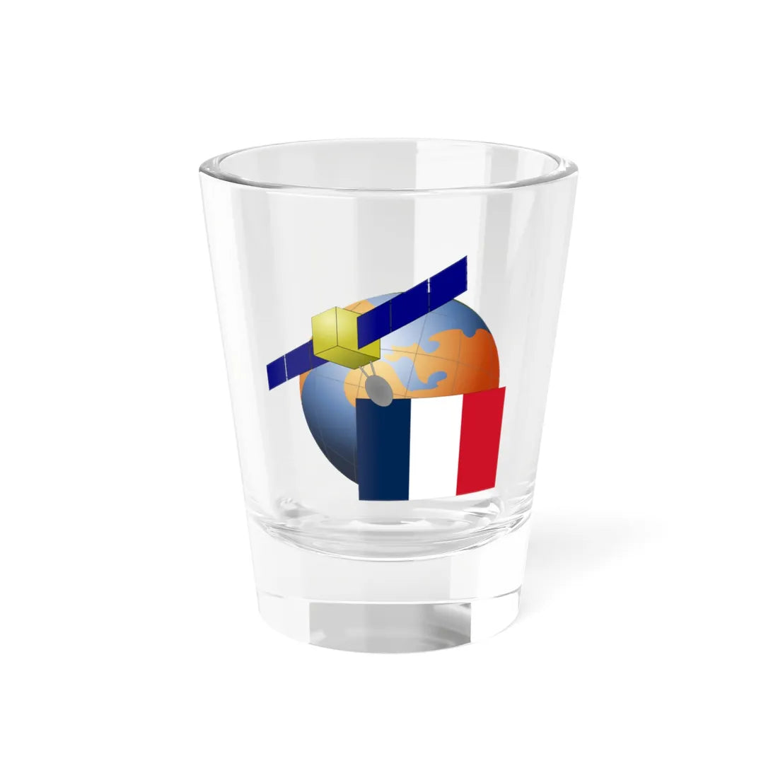 France-Satellite (France) Shot Glass 1.5oz 1.5oz - Go Mug Yourself