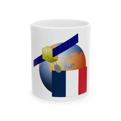 France-Satellite (France) White Coffee Mug 11oz - Go Mug Yourself