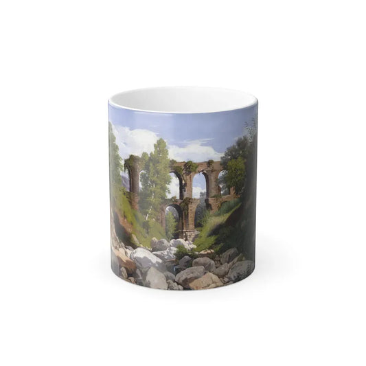 Francesco Lojacono (1841-1915) Acquedotto Romano - Olio su tela 1868 - Color Changing Mug 11oz Default Title 11oz - Go Mug Yourself