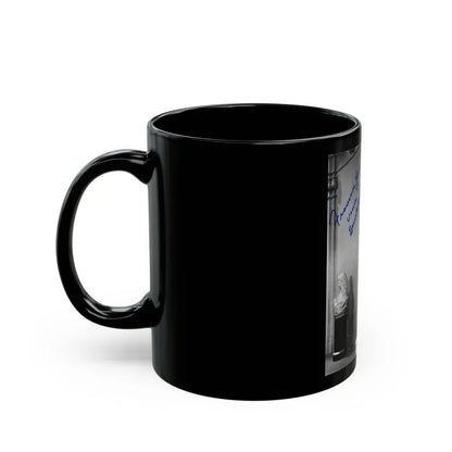 Francine York #04 (Vintage Female Icon) Black Coffee Mug - Go Mug Yourself