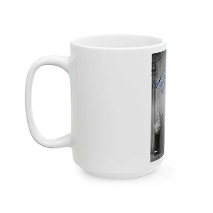 Francine York #04 (Vintage Female Icon) White Coffee Mug - Go Mug Yourself