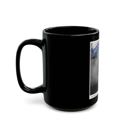 Francine York #06 (Vintage Female Icon) Black Coffee Mug - Go Mug Yourself