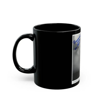 Francine York #06 (Vintage Female Icon) Black Coffee Mug - Go Mug Yourself
