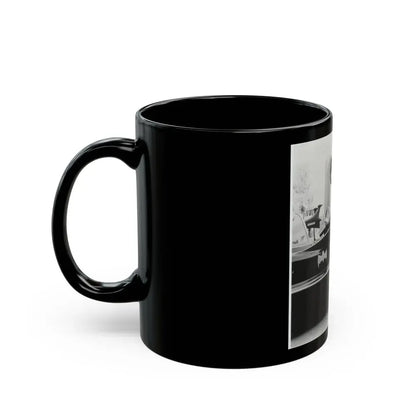Francine York #09 (Vintage Female Icon) Black Coffee Mug - Go Mug Yourself