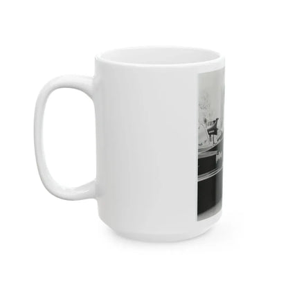 Francine York #09 (Vintage Female Icon) White Coffee Mug - Go Mug Yourself