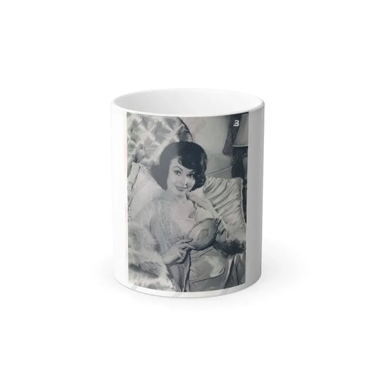 Francine York #12 1 (Vintage Female Icon) Color Changing Mug 11oz 11oz - Go Mug Yourself