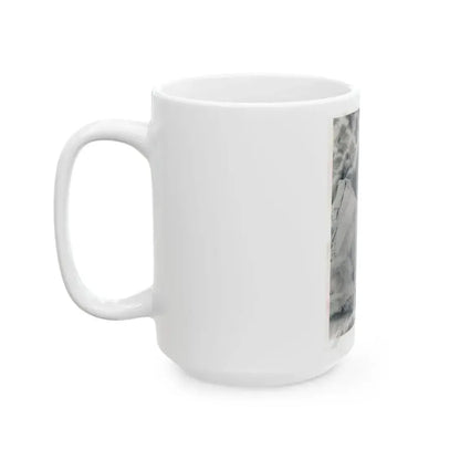 Francine York #12 1 (Vintage Female Icon) White Coffee Mug - Go Mug Yourself