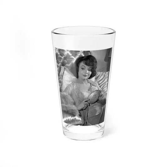 Francine York #14 (Vintage Female Icon) Pint Glass 16oz 16oz - Go Mug Yourself