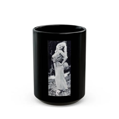 Francine York #157 (Vintage Female Icon) Black Coffee Mug 15oz - Go Mug Yourself