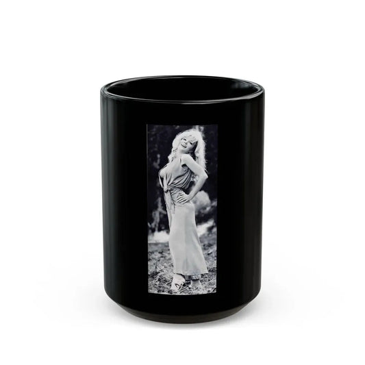 Francine York #157 (Vintage Female Icon) Black Coffee Mug 15oz - Go Mug Yourself