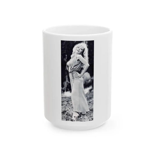 Francine York #157 (Vintage Female Icon) White Coffee Mug 15oz - Go Mug Yourself