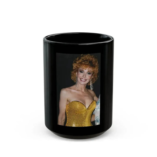 Francine York #167 (Vintage Female Icon) Black Coffee Mug 15oz - Go Mug Yourself
