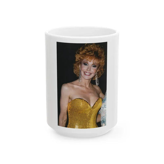 Francine York #167 (Vintage Female Icon) White Coffee Mug 15oz - Go Mug Yourself