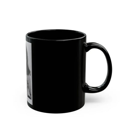Francine York #169 - 4x5 60's B&W Photo on Postcard Paper (Vintage Female Icon) Black Coffee Mug - Go Mug Yourself