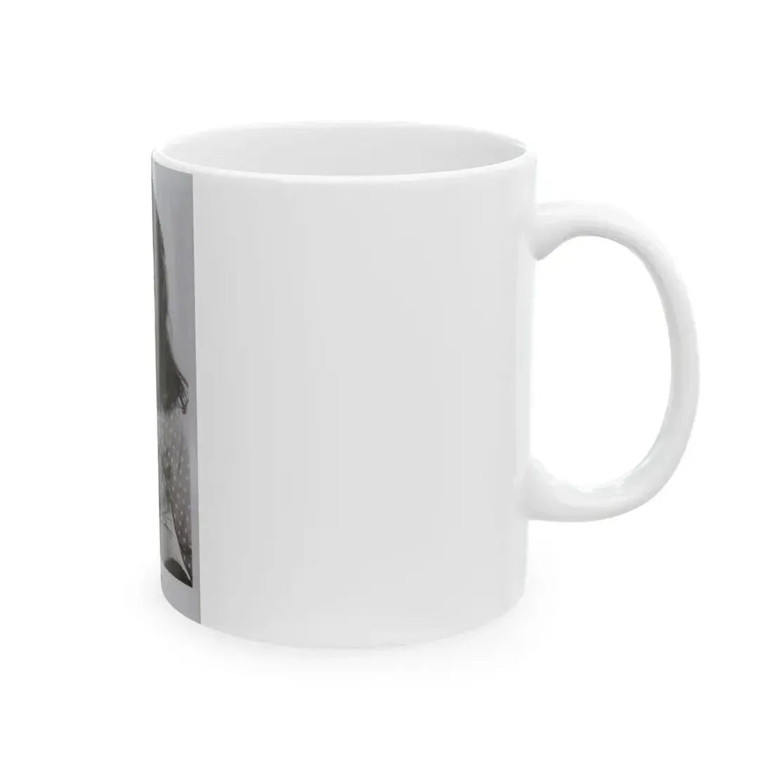 Francine York #169 - 4x5 60's B&W Photo on Postcard Paper (Vintage Female Icon) White Coffee Mug - Go Mug Yourself