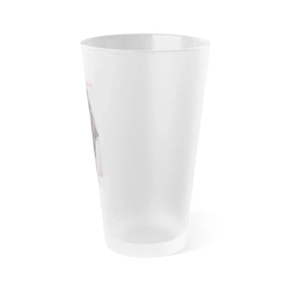 Francine York #17 (Vintage Female Icon) Frosted Pint Glass 16oz - Go Mug Yourself