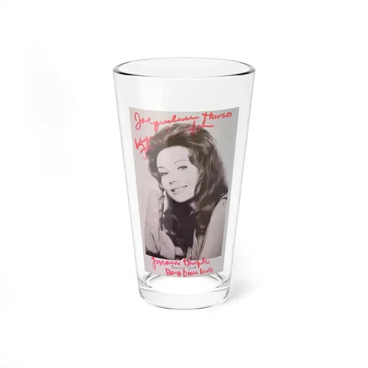 Francine York #17 (Vintage Female Icon) Pint Glass 16oz 16oz - Go Mug Yourself
