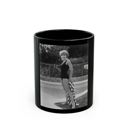 Francine York #182 (Vintage Female Icon) Black Coffee Mug 11oz - Go Mug Yourself