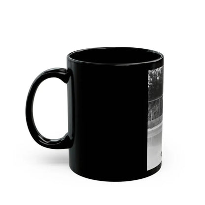 Francine York #182 (Vintage Female Icon) Black Coffee Mug - Go Mug Yourself