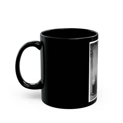 Francine York #21 (Vintage Female Icon) Black Coffee Mug - Go Mug Yourself