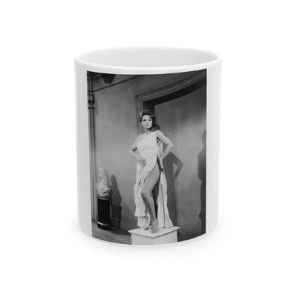 Francine York #21 (Vintage Female Icon) White Coffee Mug 11oz - Go Mug Yourself