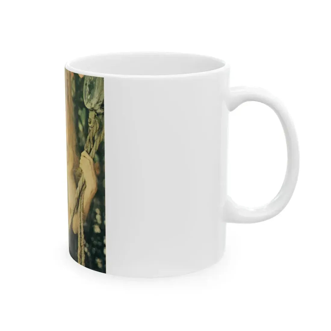 Francine York #23 - Topless (Vintage Female Icon) White Coffee Mug - Go Mug Yourself