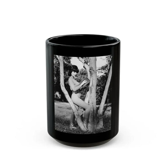 Francine York #36 (Vintage Female Icon) Black Coffee Mug 15oz - Go Mug Yourself