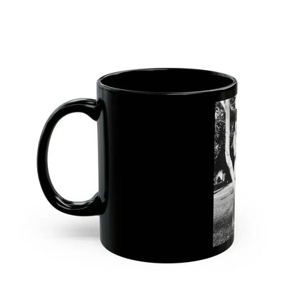 Francine York #36 (Vintage Female Icon) Black Coffee Mug - Go Mug Yourself