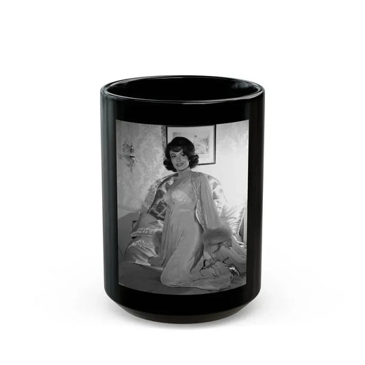 Francine York #41 1 (Vintage Female Icon) Black Coffee Mug 15oz - Go Mug Yourself