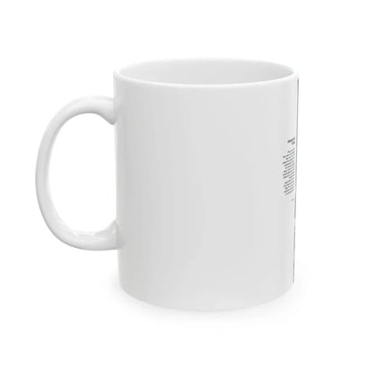 Francine York #43 (Vintage Female Icon) White Coffee Mug - Go Mug Yourself