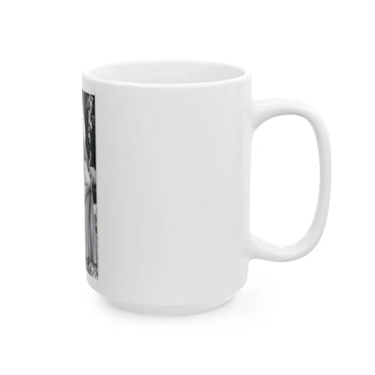 Francine York #43 (Vintage Female Icon) White Coffee Mug - Go Mug Yourself