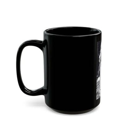 Francine York #44 (Vintage Female Icon) Black Coffee Mug - Go Mug Yourself