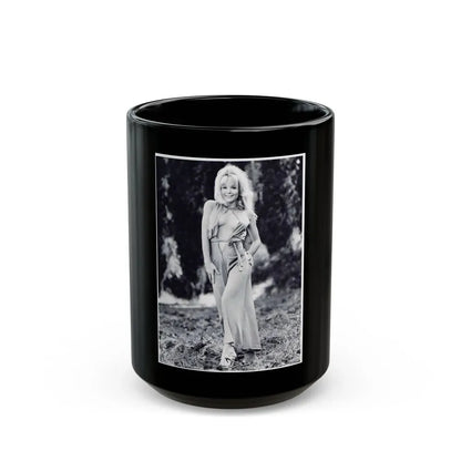 Francine York #45 (Vintage Female Icon) Black Coffee Mug 15oz - Go Mug Yourself